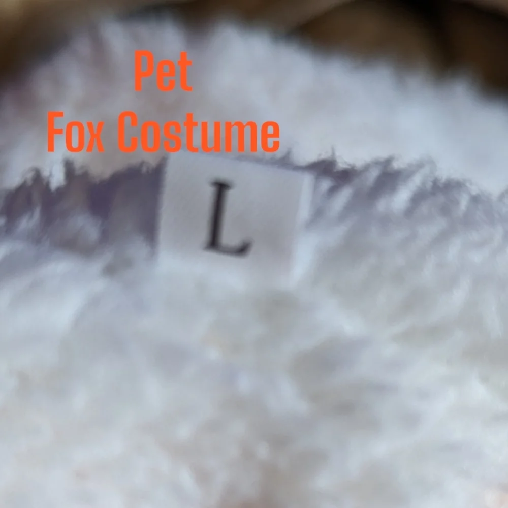 🐾 Pet Fox Costume, L - Picture 4 of 8